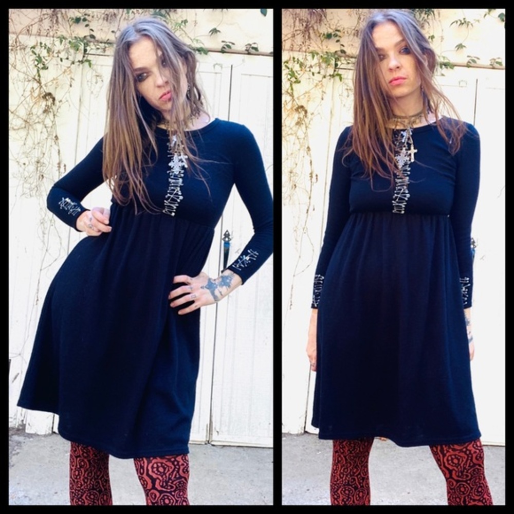 SAFETY-PIN DRESS